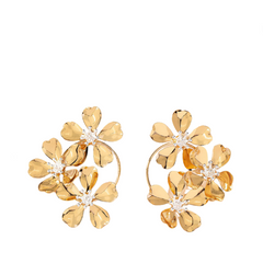Vintage Flower Winter Earrings