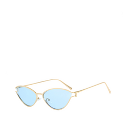 Cat Eye Hollowed Out Metal Sunglasses