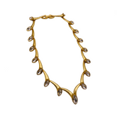 Water Droplet Diamond Necklace