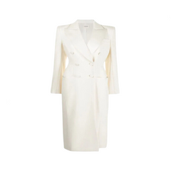 Double Breasted Long Sleeve High Waist Trench Coat