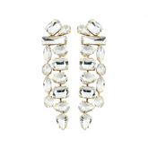 Sparkly Diamond Alloy Geometric Earrings