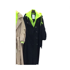 Retro Breathable Hooded Trench Coat