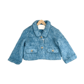 Inlay Buttons Wool Blend Coat