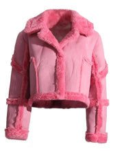 Integrated Faux Fur Short Jacket