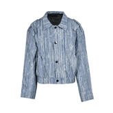 Johnny Collar Denim Jacket