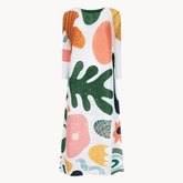 Monstera Pleated Dress