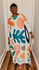 Monstera Pleated Dress - @nicthom_fashionhappy