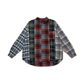 Multicolor Plaid Loose Shirt