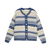 Ocean Stars Stripes Knit Sweater