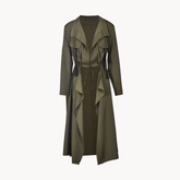 Open Skirt Drawstring Windbreaker