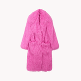 Oversized Shaggy Faux Fur Coat