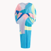 Painted + Pleated Dress