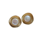 Pearl Stud Earrings