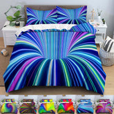 3D Duvet Cover Psychedelic Abstract Double 210x210 Bedding Set 2/3pcs Quilt Cover With Zipper Closure King Size Comforter Cover