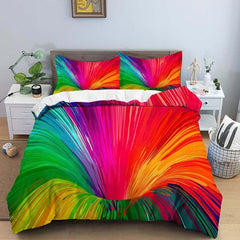3D Duvet Cover Psychedelic Abstract Double 210x210 Bedding Set 2/3pcs Quilt Cover With Zipper Closure King Size Comforter Cover