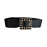 Rhinestones Square Buckle Belt