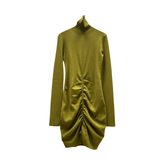 Ruched Long Sleeves Knit Dress