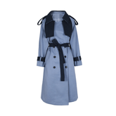 Strapped Cuffs Belted Woolen Coat