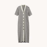 Striped Knit Slim Dress