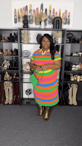 Striped Polo Shirt and Skirt Set - @nickistyleshercurves