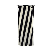 Striped Semi Sheer Midi Skirt
