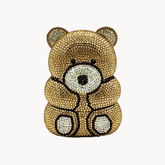 Teddy Gold Crystal Handbag