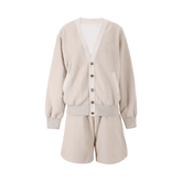 Thick Jacket+Shorts Set