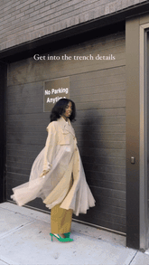 Tulle Trench Coat - @rebellemj