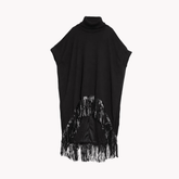 Turtleneck Tassel Dress