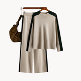 Two-Piece Tracksuit Top and Pants Set