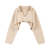 Ultra Short Loose Knit Sweater