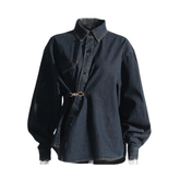 Waist Hook Denim Jacket