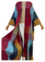 Premium Plaid Kimono Cardigan - WINI