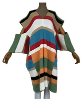 Vibrant Winter Knitted Kaftan Dress - WINI