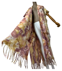 Pre Order: Boho Tie-Dye Tassel Cardigan - WINI