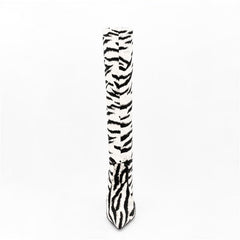 Zebra Print 9cm Slip-on Boots