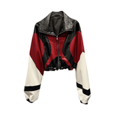 Zip-Up Rider Leather Jacket