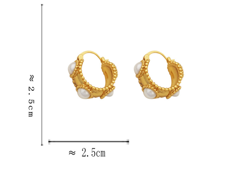 Ancient Style Hoop Earrings