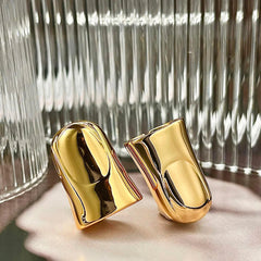 1-Piece Gold Fingertip Guard Ring