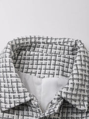 Plaid Thick Zip-Up Jacket