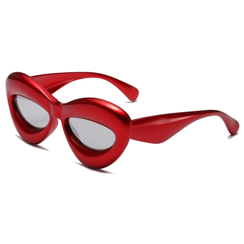 Thick Frame Cat-Eye Sunglasses