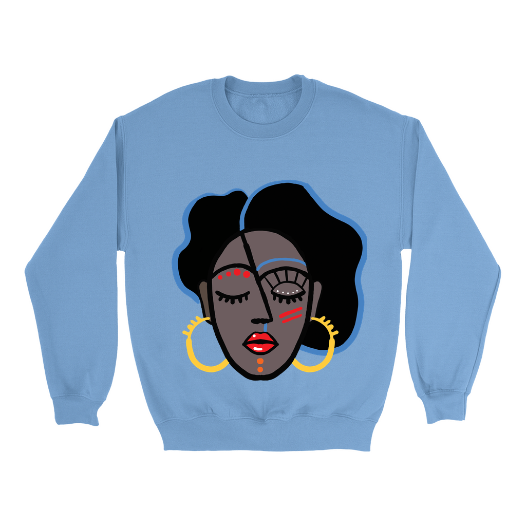 Mocha Afro Red Sweatshirt