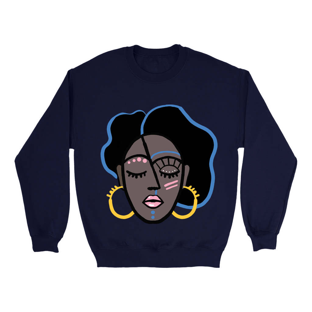 Mocha Afro Blush Sweatshirt