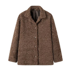 Loose Teddy Fluffy Loop Coat