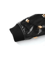 Diamond Quilted Press Studs Jacket