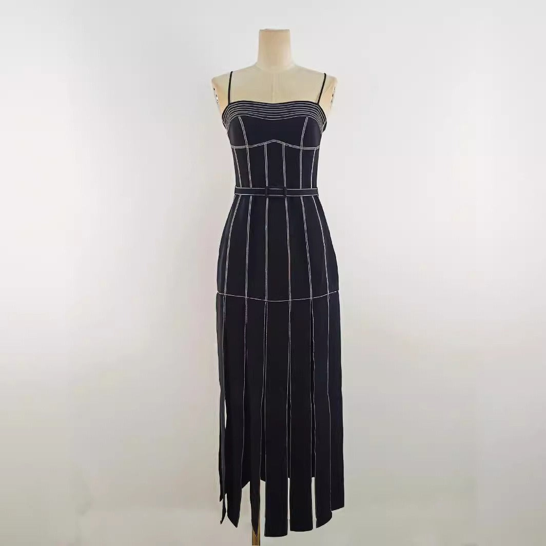 Slit Spaghetti Strap Maxi Dress