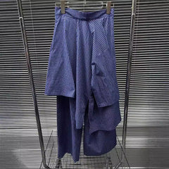 Irregular Stitching Casual Pants