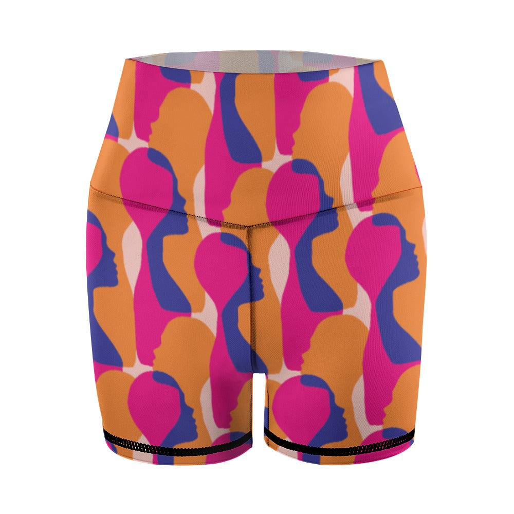 Ubuso Pink Yoga Shorts