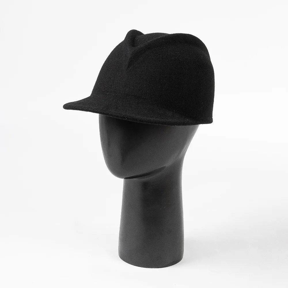 V Top Equestrian Wool Cap