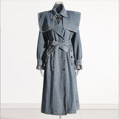 Denim Trench Coat